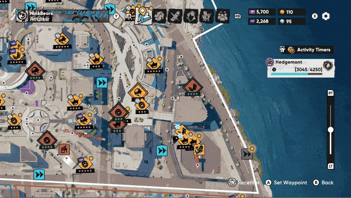 skate. challenge map